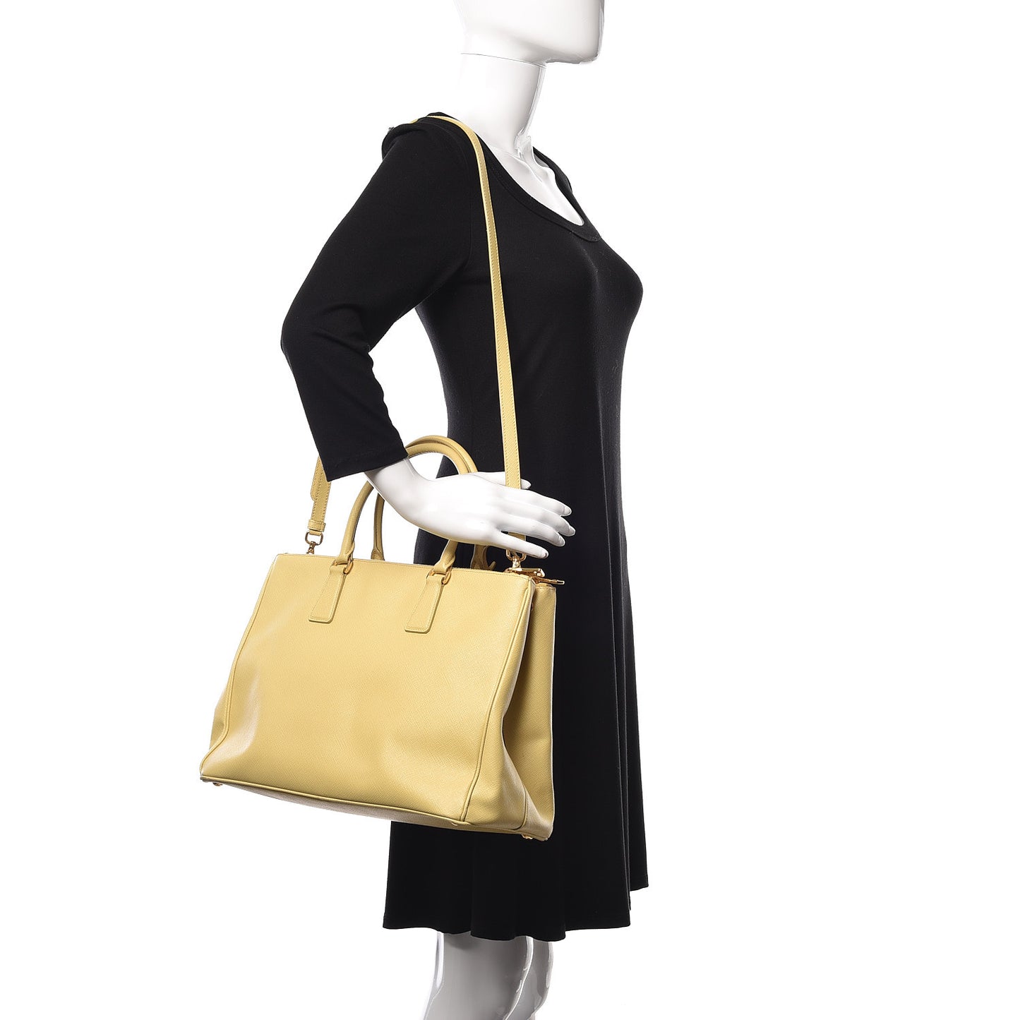 Saffiano Large Galleria Double Zip Tote Ginestra