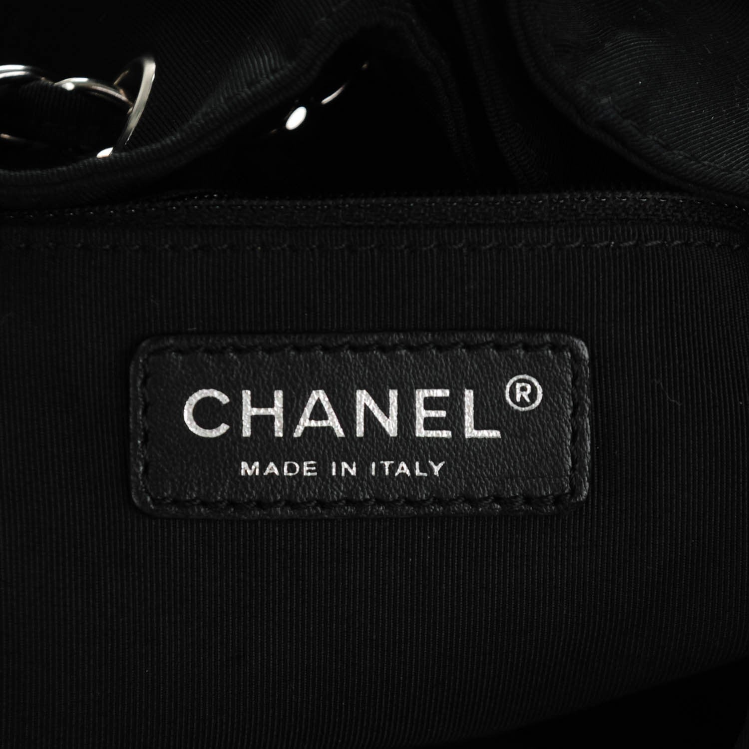 Chanel Vinyl Large Stretch Spirit Cabas Black 6 of 7
