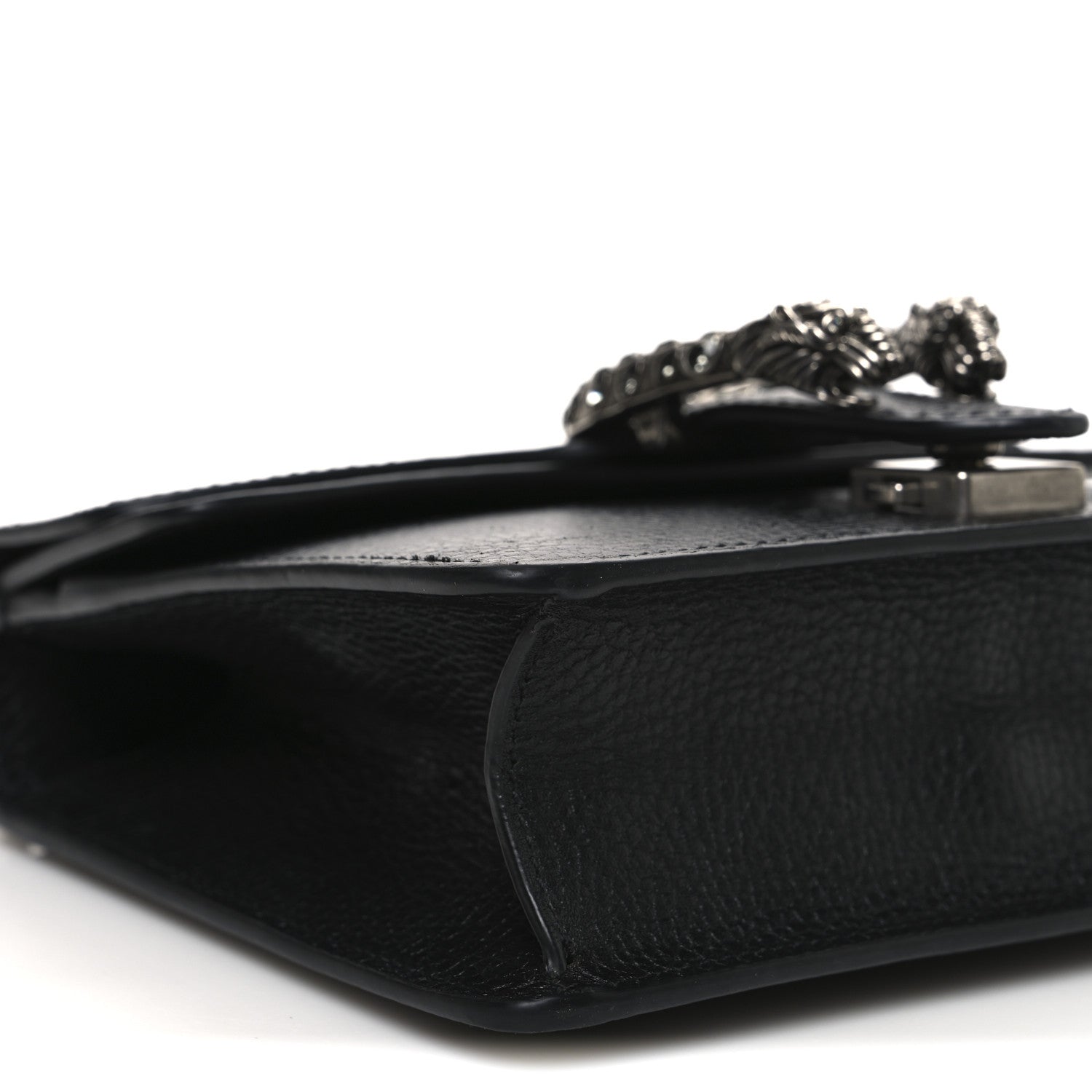 Gucci Calfskin Mini Dionysus Shoulder Bag Black Black 9 of 12