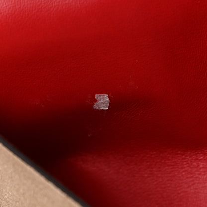 Givenchy Goatskin Quilted GV3 Mini Pocket Convertible Bag Vermillon 10 of 10