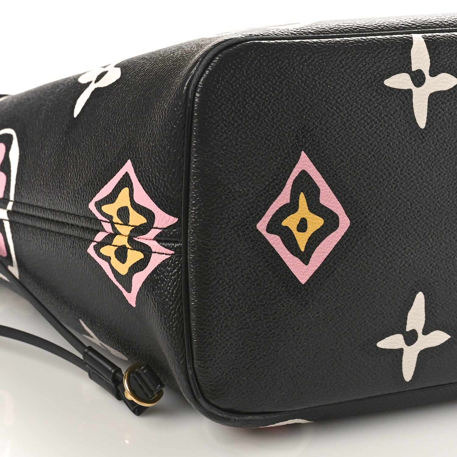 Louis Vuitton Monogram Giant Wild At Heart Neverfull MM Black 8 of 10