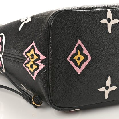 Louis Vuitton Monogram Giant Wild At Heart Neverfull MM Black 8 of 10