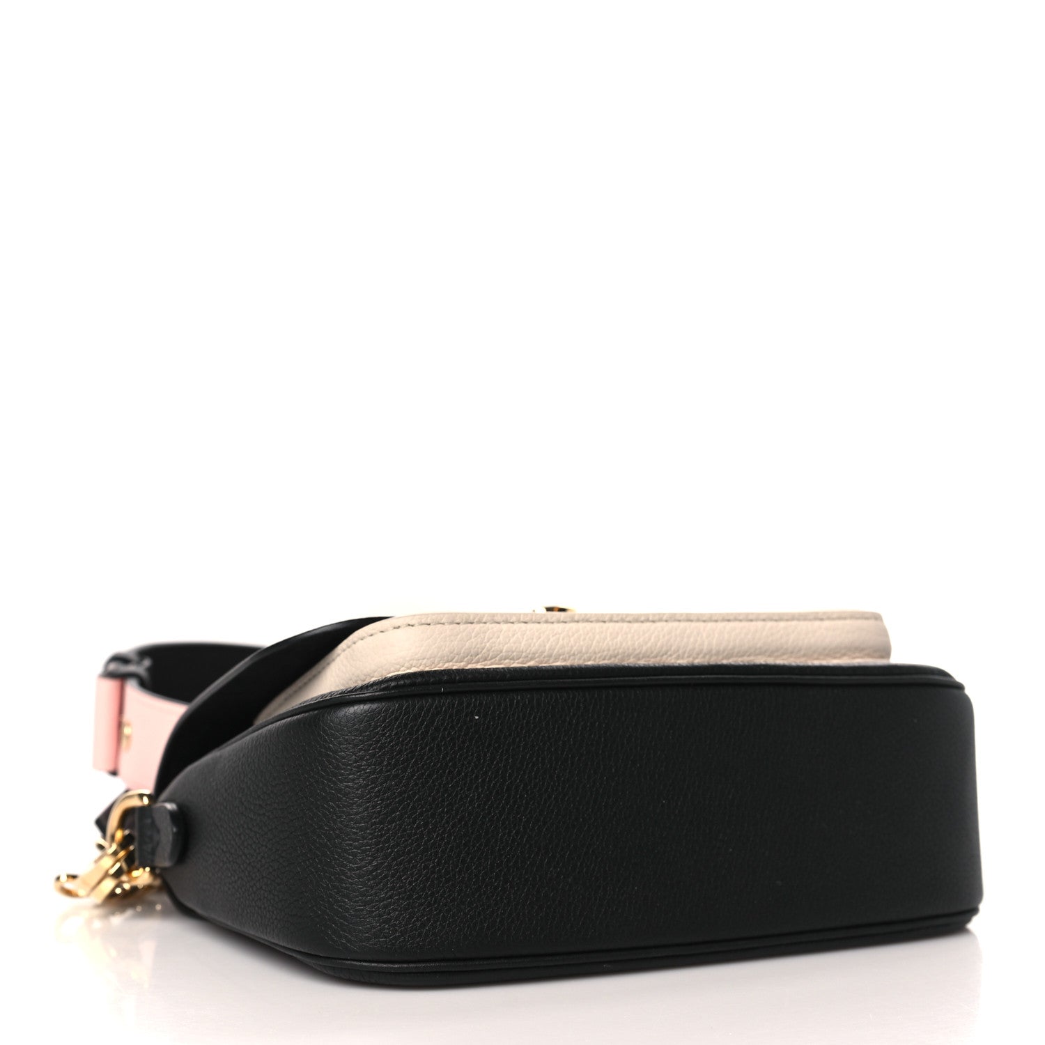 Louis Vuitton Grained Calfskin Lockme Tender Black 3 of 7