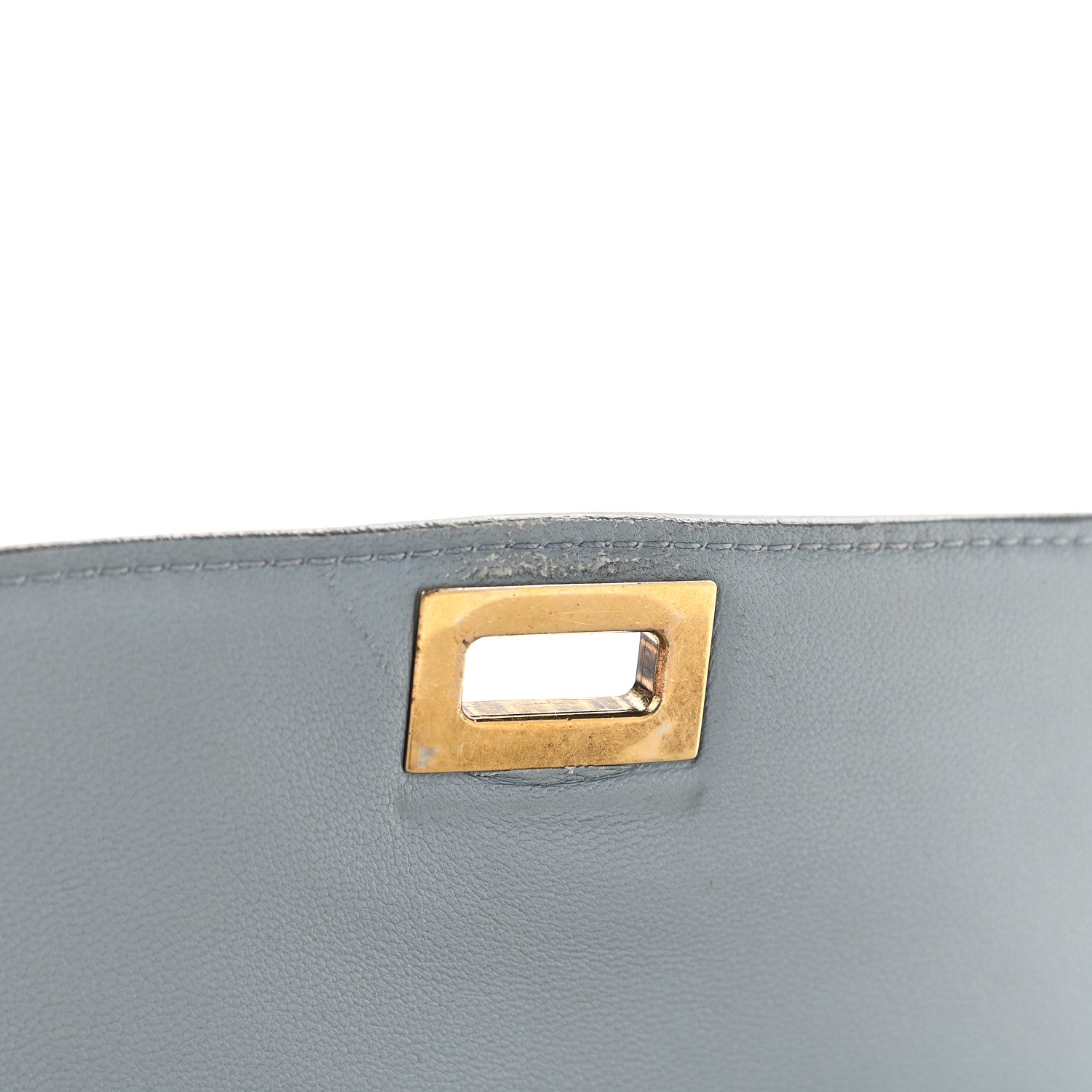 Celine Box Calfskin Medium Classic Box Flap Bag Sky 8 of 11