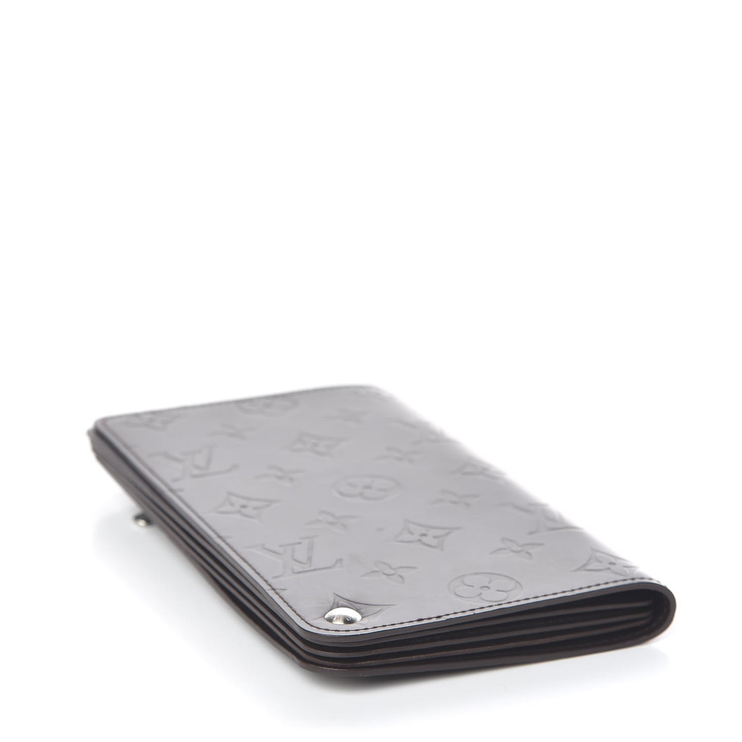 Monogram Glace Whist Wallet Cafe Brown