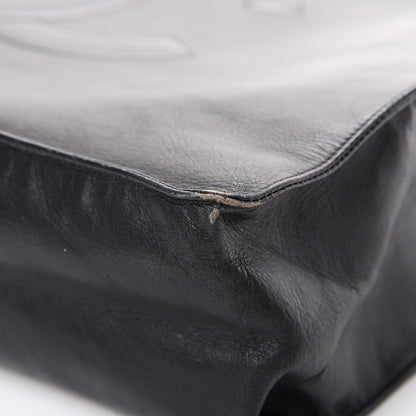 Chanel Lambskin CC Tote Black 10 of 18