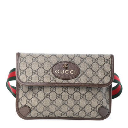 Gucci GG Supreme Monogram Neo Vintage Web Belt Bag Brown 1 of 9