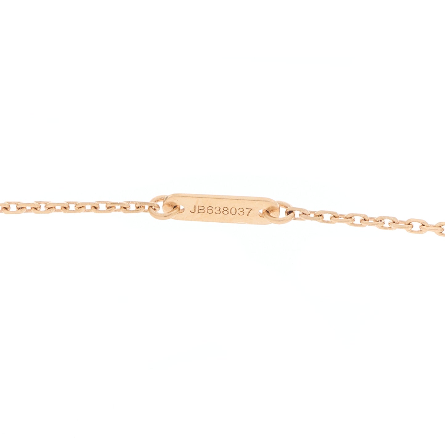 18K Rose Gold Carnelian Sweet Alhambra Pendant Necklace