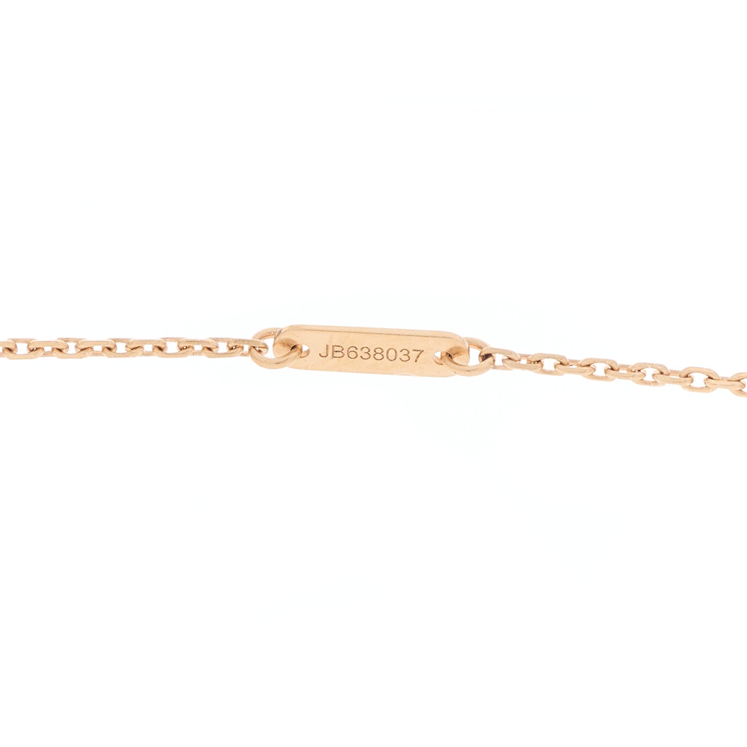 Van Cleef & Arpels 18K Rose Gold Carnelian Sweet Alhambra Pendant Necklace 7 of 10
