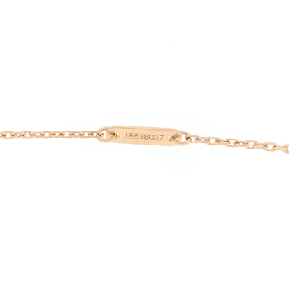Van Cleef & Arpels 18K Rose Gold Carnelian Sweet Alhambra Pendant Necklace 7 of 10
