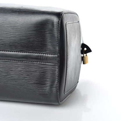 Louis Vuitton Epi Speedy 35 Black 10 of 15
