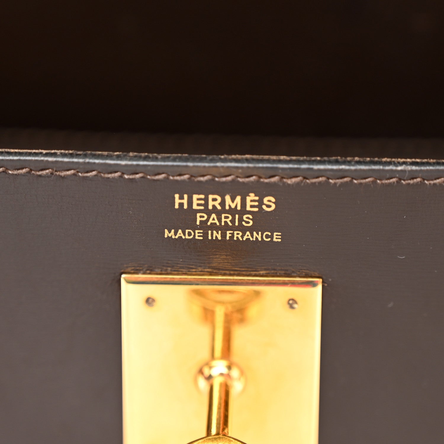 Hermes Box Kelly Sellier 32 Chocolate 6 of 17