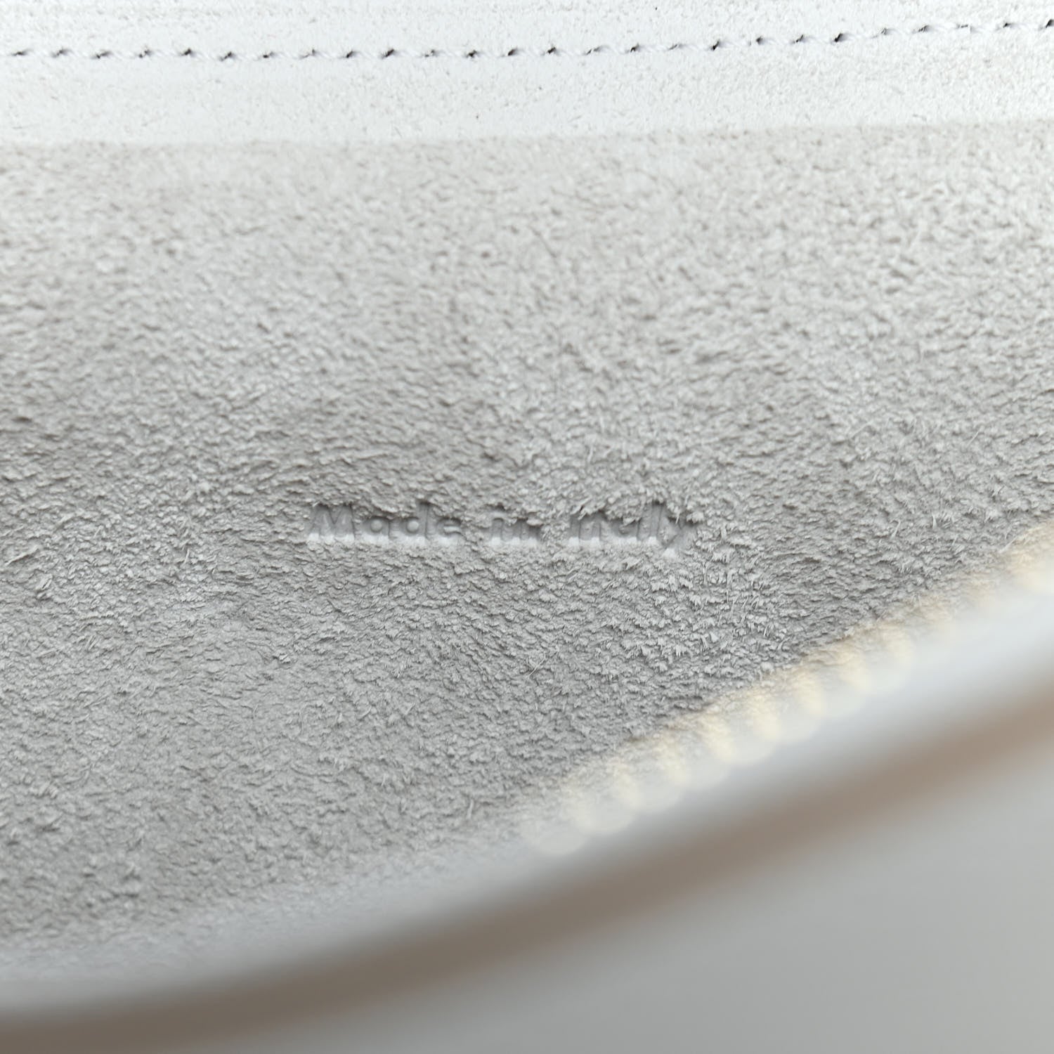 Celine Grained Calfskin Mini Belt Bag White 7 of 10