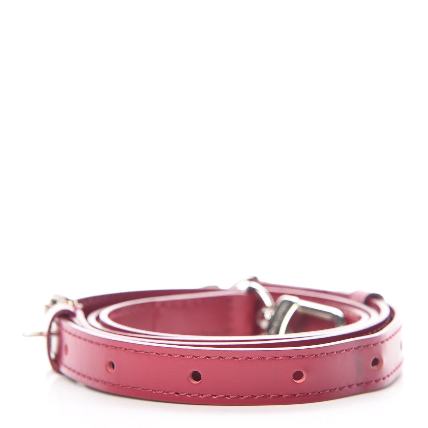 Calfskin 15mm Adjustable Shoulder Strap Fuchsia