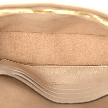 Louis Vuitton Empreinte Monogram Giant Ivy Wallet On Chain Cream 5 of 9
