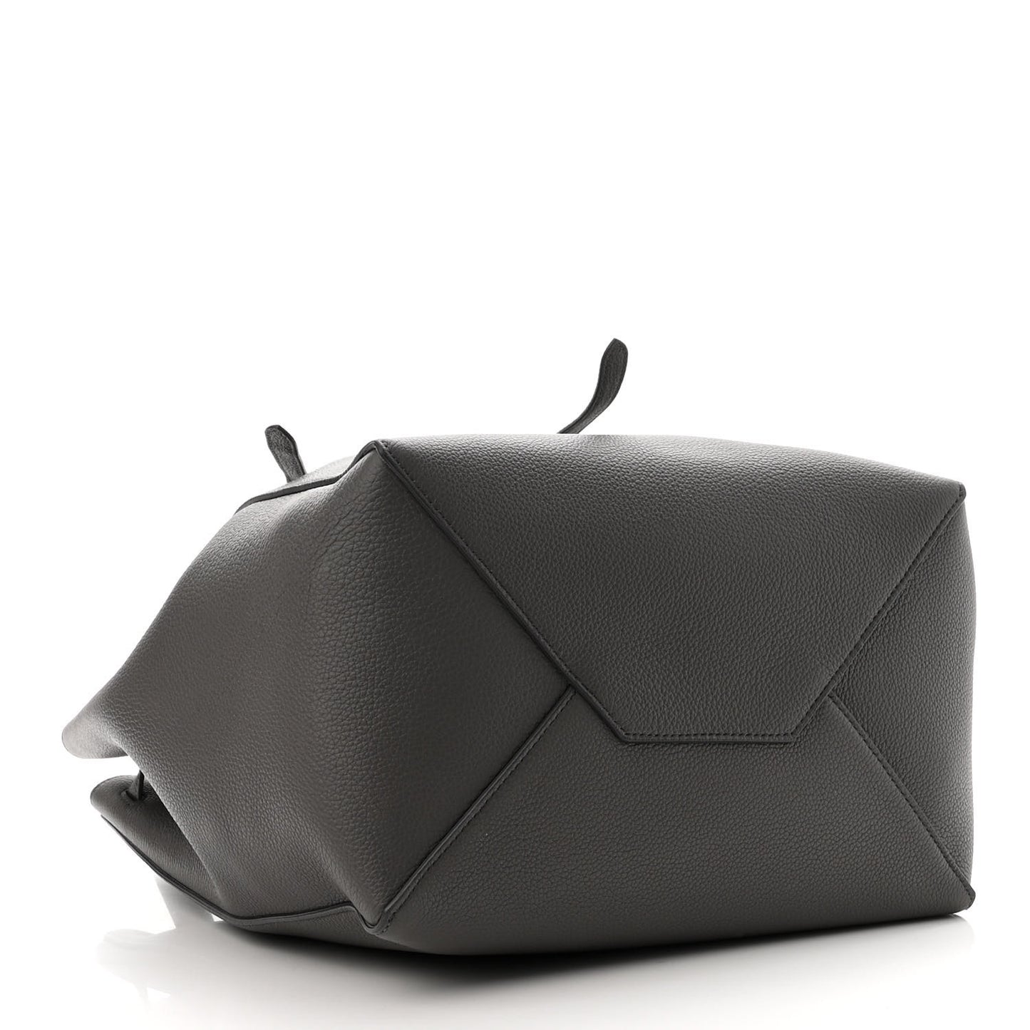 Soft Grained Calfskin Small Belt Cabas Phantom Grey