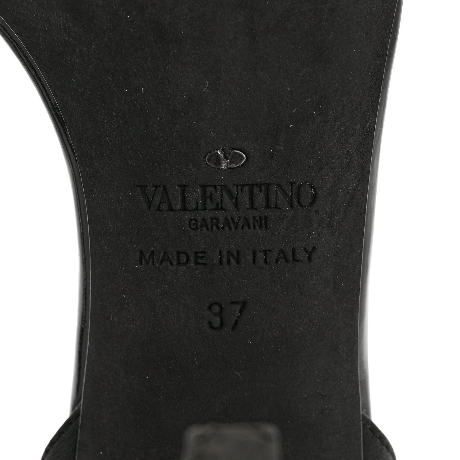 Valentino Garavani Nappa Rockstud Ankle Strap 100mm Sandals 37 Black 7 of 11