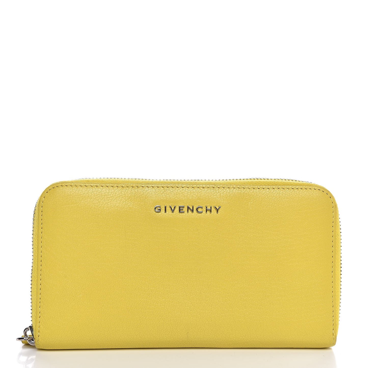 Sugar Goatskin Pandora Zip Around Wallet Yellow