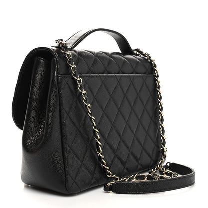 Chanel Caviar Quilted Large Business Affinity Flap Black 3 of 12