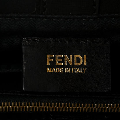 Fendi Vitello Elite Petite 2Jours Tote Black 6 of 10
