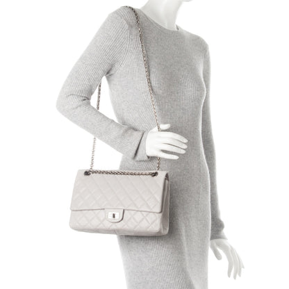 Chanel Aged Calfskin 50th Anniversary 2.55 Reissue 226 White 3 of 8