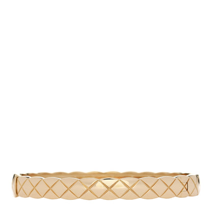 Chanel 18K Yellow Gold Coco Crush Bangle Bracelet S 2 of 3