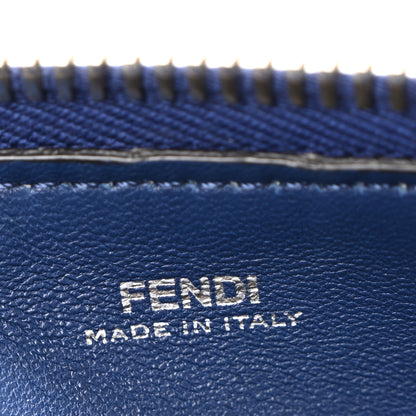 Fendi Shiny Nappa Trapuntata Chain Small DotCom Click Chain Satchel Blue 6 of 9