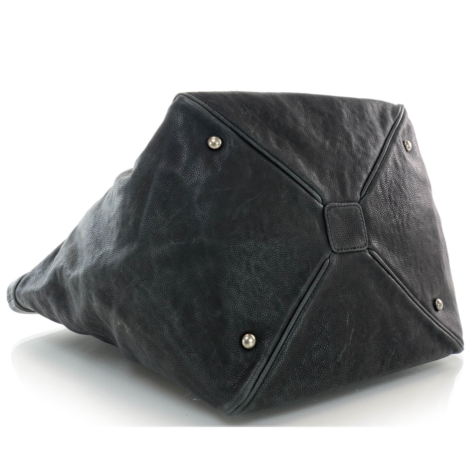 Chanel Distressed Caviar Outdoor Ligne Tote Black 4 of 8