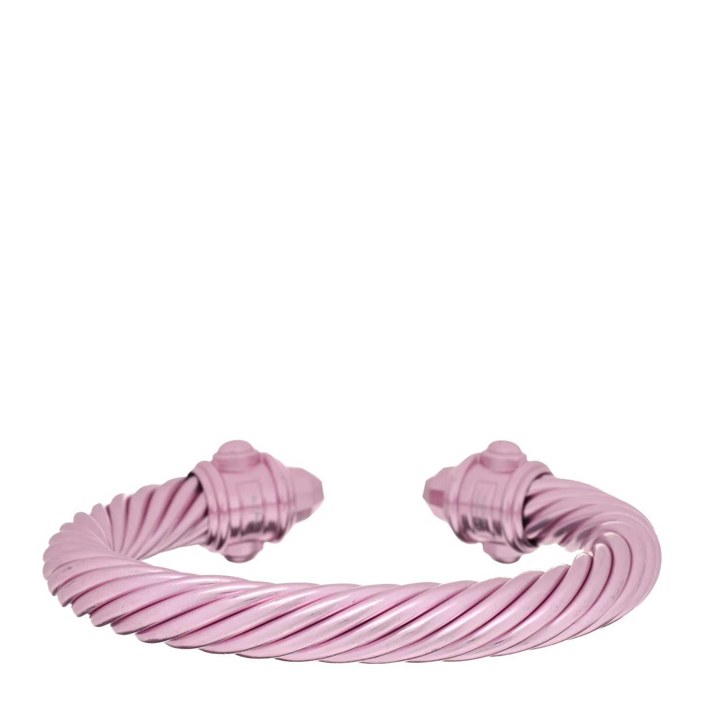 Aluminum 10mm Renaissance Cable Bracelet Light Pink