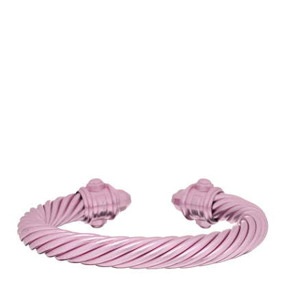 David Yurman Aluminum 10mm Renaissance Cable Bracelet Light Pink 2 of 3