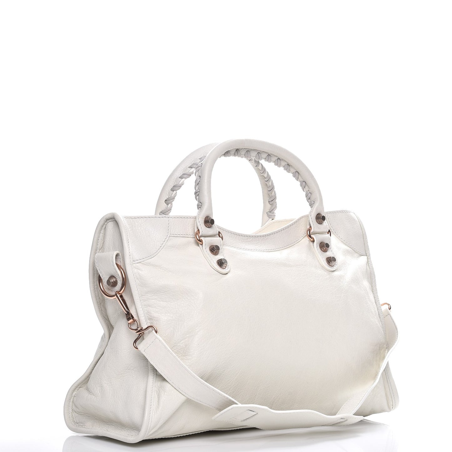 Agneau Giant 12 Rose Gold Hardware City White Light