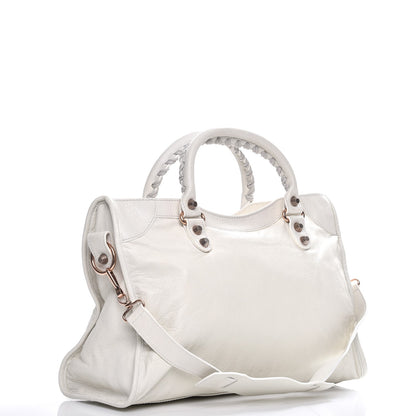 Balenciaga Agneau Giant 12 Rose Gold Hardware City White Light 4 of 10