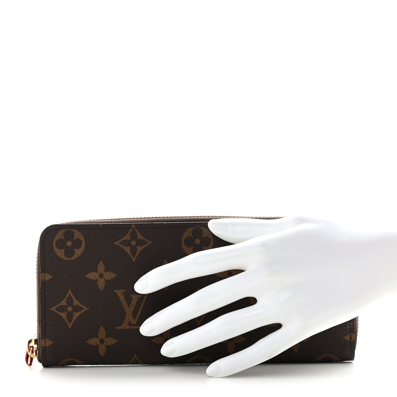 Louis Vuitton Monogram Clemence Wallet Fuchsia 2 of 7