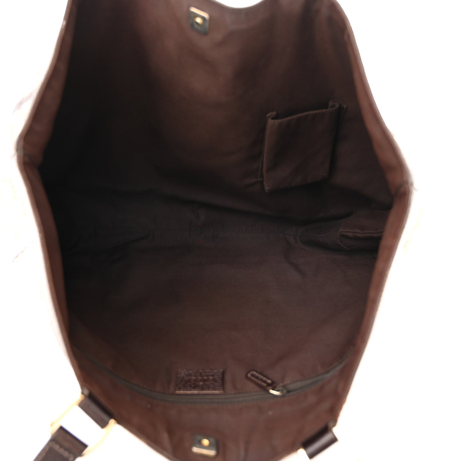 Gucci Monogram Large Abbey Tote Dark Brown 5 of 13