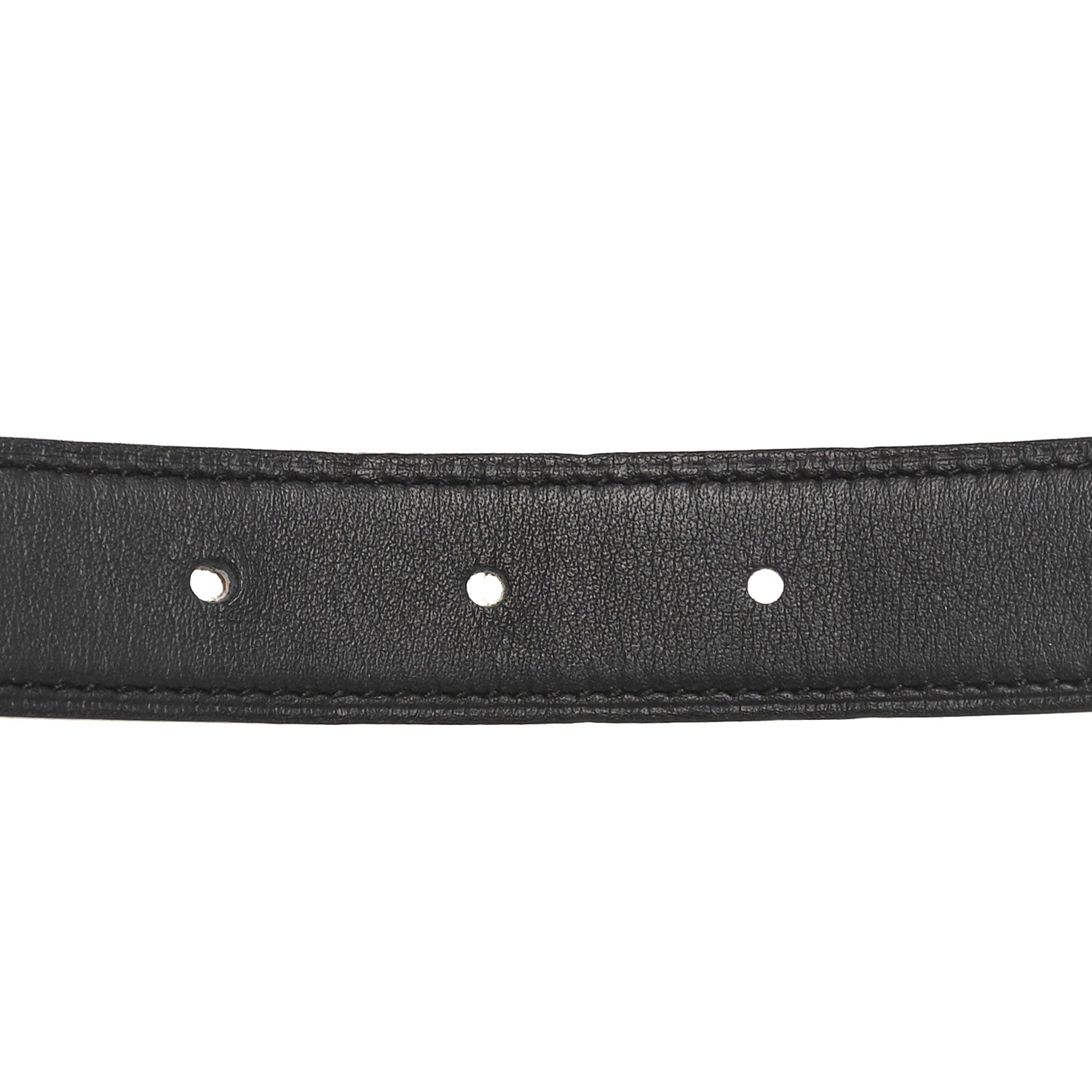 Hermes Swift Epsom 24mm Mini Constance H Belt  80 32 Black Gold 4 of 5