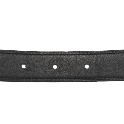 Hermes Swift Epsom 24mm Mini Constance H Belt  80 32 Black Gold 4 of 5