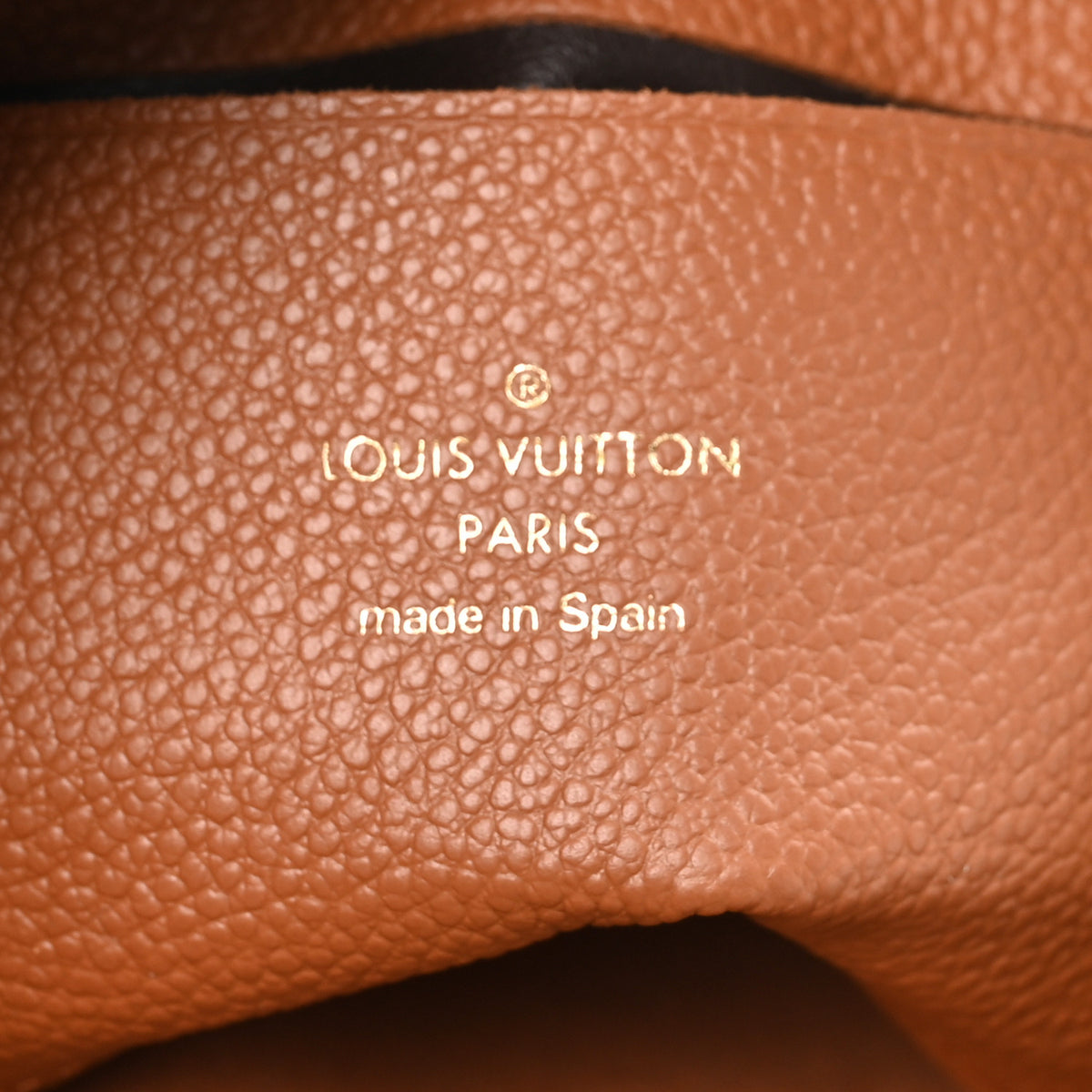 Louis Vuitton Empreinte Monogram Giant Double Zip Pochette Caramel 7 of 11
