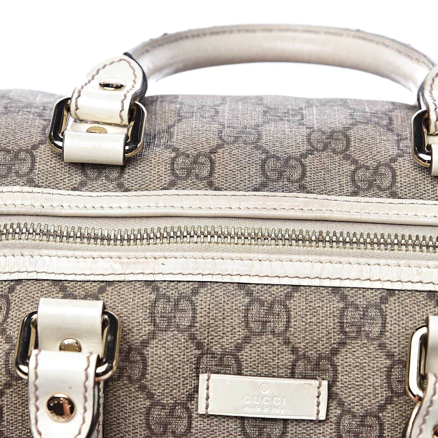 Gucci GG Plus Monogram Medium Joy Boston Off White 22 of 25