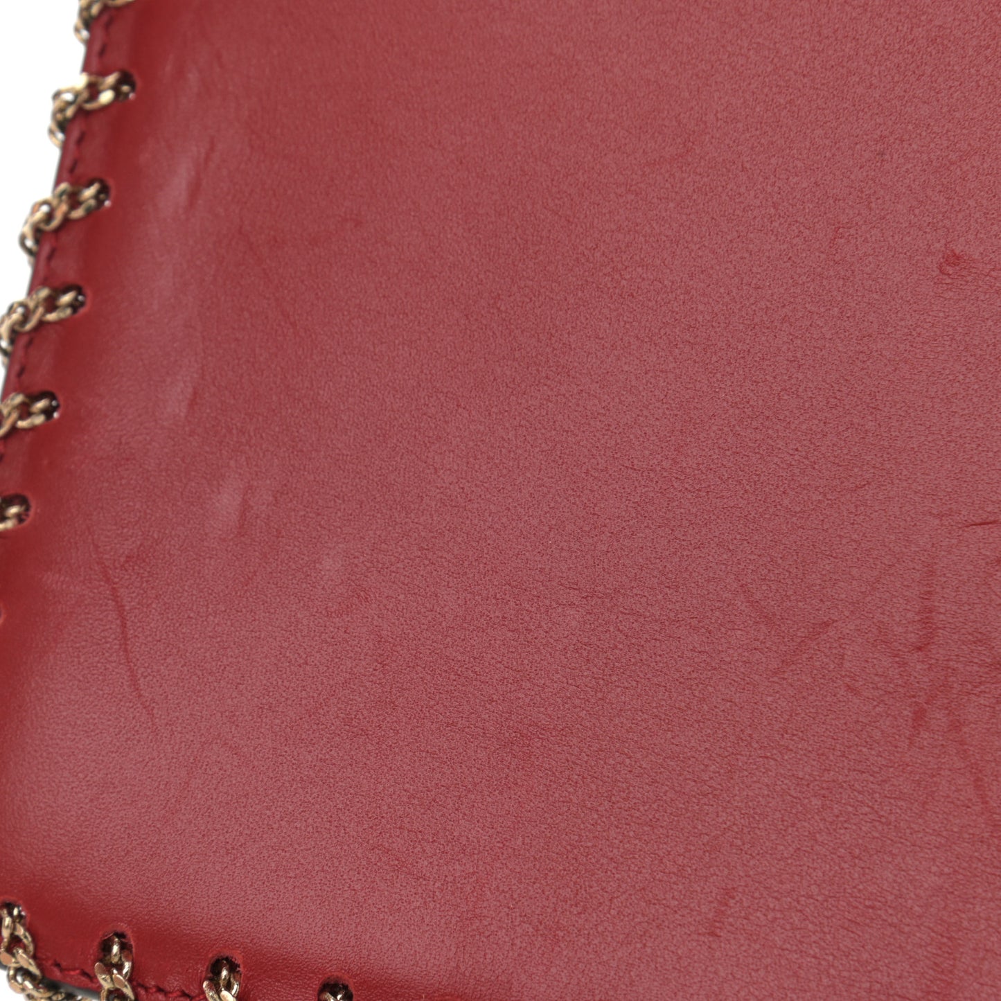 Vitello Groumette Small Rockstud Demilune Shoulder Bag Rosso Valentino