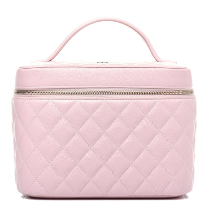 Chanel Caviar Quilted Large Vanity Pouch Light Pink 1 of 13