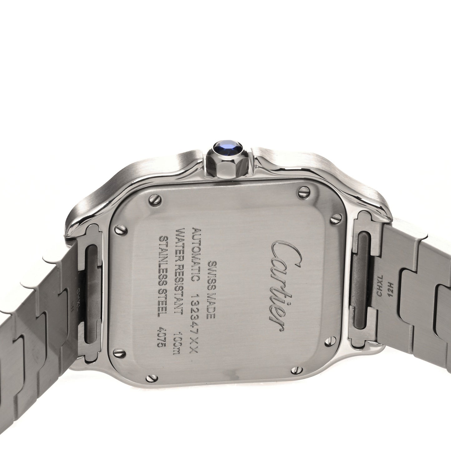 Stainless Steel 35mm Santos de Cartier Automatic Watch