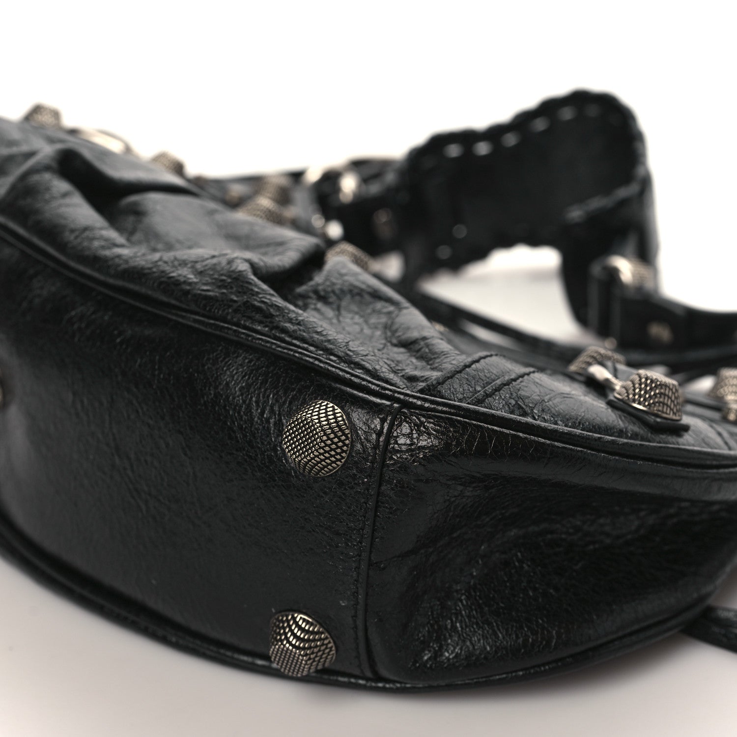 Balenciaga Agneau Arena Small Le Cagole Shoulder Bag Black 8 of 8