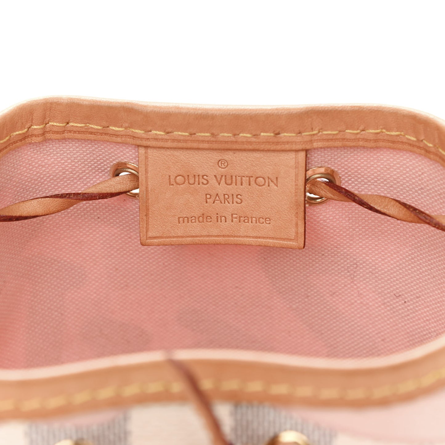 Damier Azur Tahitienne Nano Noe Rose Ballerine