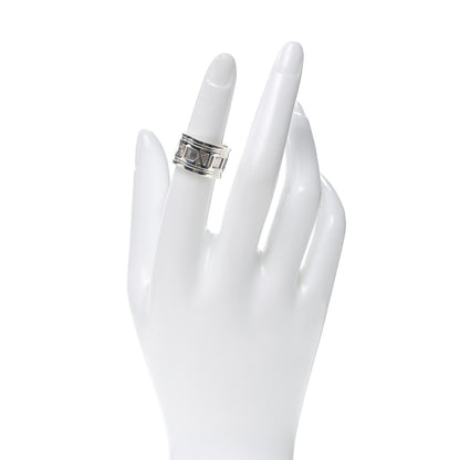 Tiffany Sterling Silver 12mm Atlas Band Ring 51 5.5 2 of 5