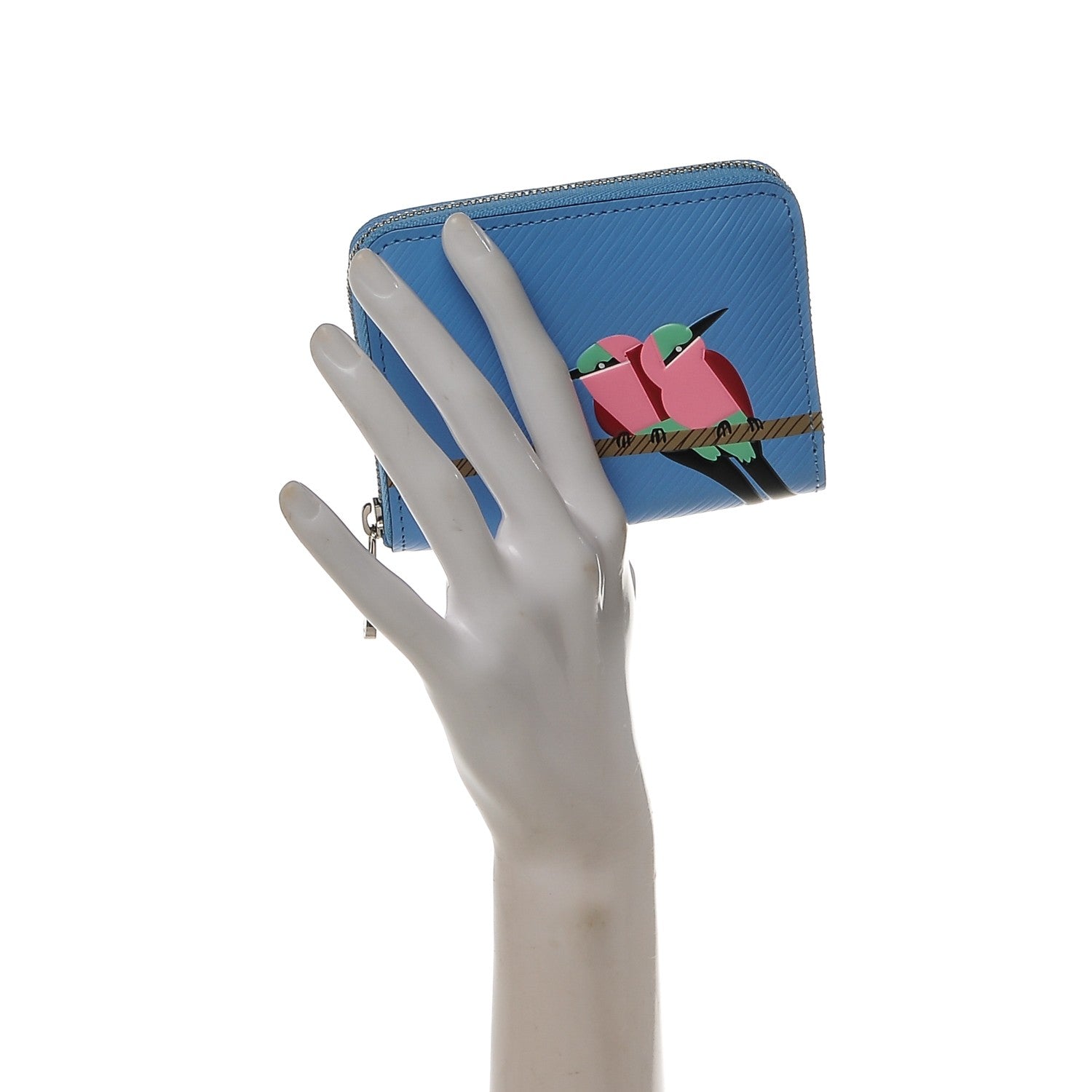 Louis Vuitton Epi Early Bird Zippy Coin Purse Bleuet 2 of 6