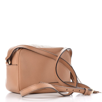 Gucci Pebbled Calfskin Small Soho Disco Bag Rose Beige 3 of 9
