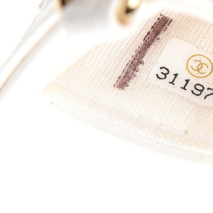 Chanel Lambskin Quilted My Chanel Lady Card Holder On Chain White 10 of 11