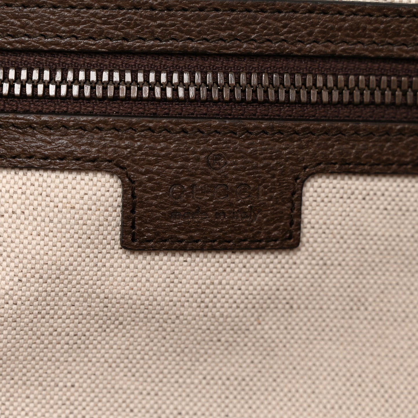 GG Supreme Monogram Textured Dollar Calfskin Web Medium Savoy Duffle Bag Beige Ebony New Acero