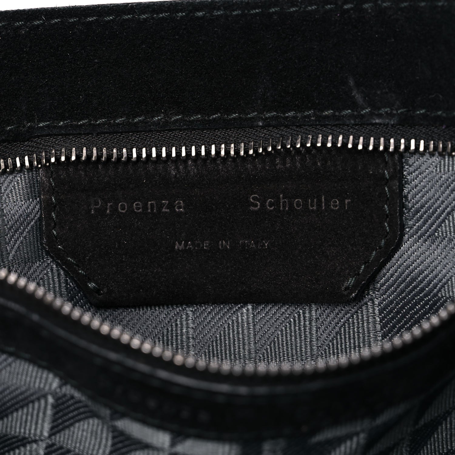 Proenza Schouler Suede Tiny PS1 Satchel Black 6 of 17