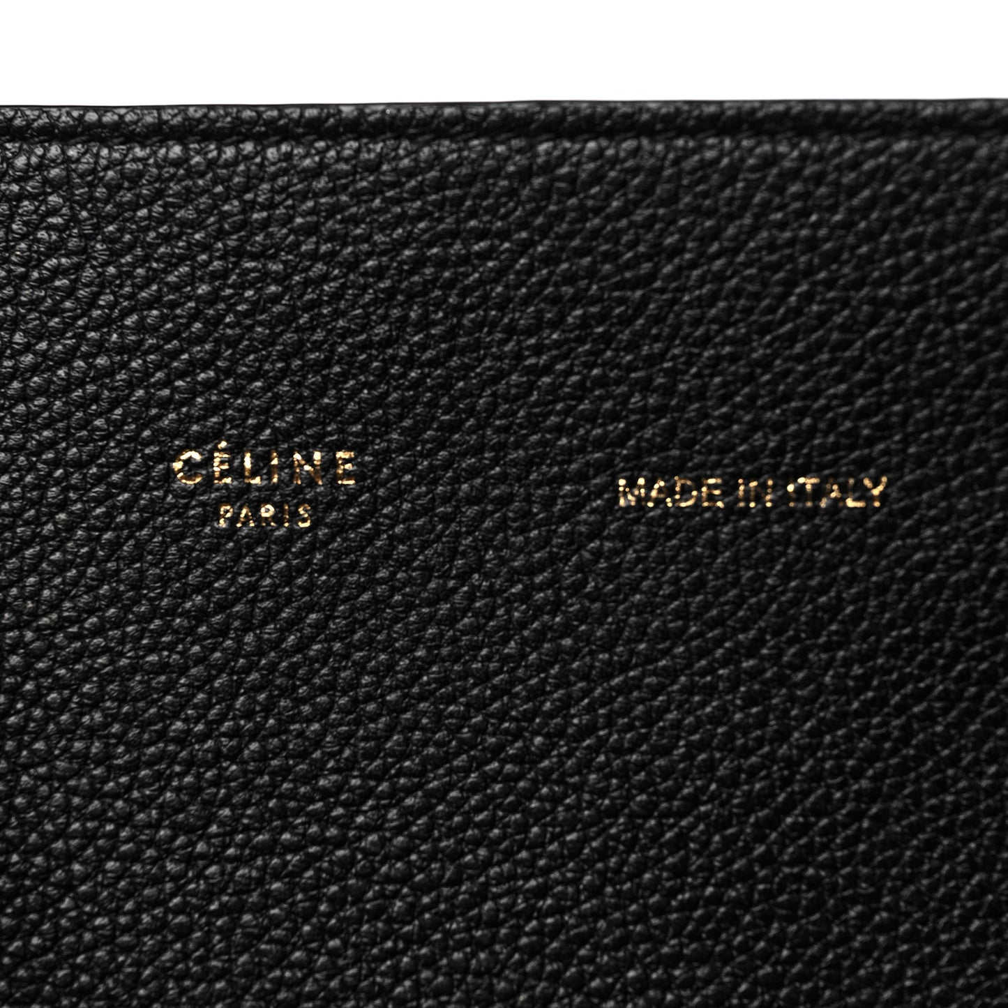 Soft Grained Calfskin Small Belt Cabas Phantom Black